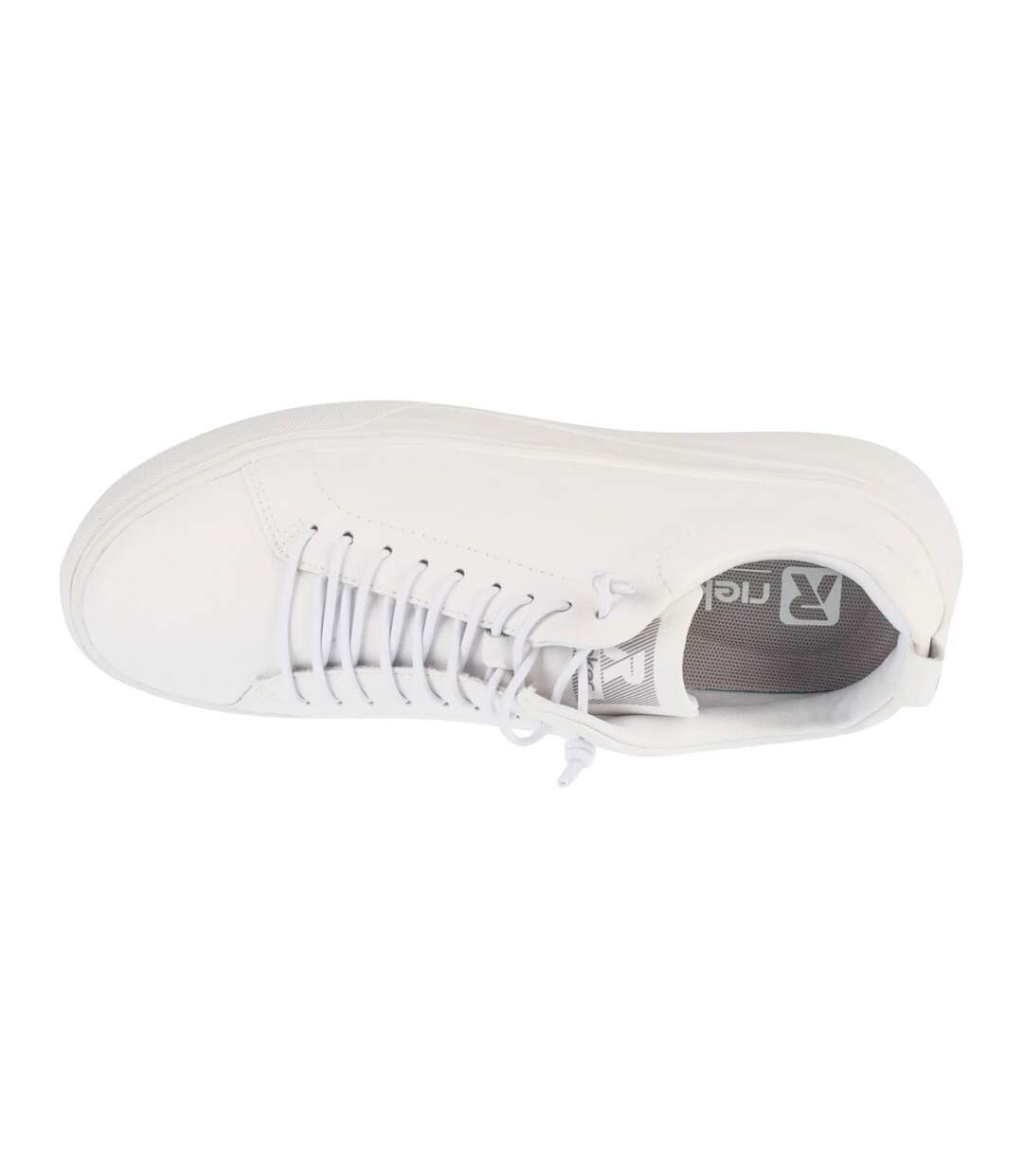 Baskets Style Logo Femme Blanc Rieker-3