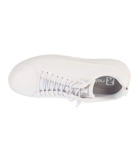 Baskets Style Logo Femme Blanc Rieker