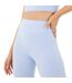 Legging Motif/style À Panneaux Sophie Habboo Femme Bleu Pâle USA Pro-4