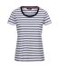 T-shirt filandra femme blanc / bleu marine Regatta