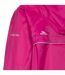 Coupe-vent Pliable Qikpac Unisexe Rose Foncé Noir Trespass-4