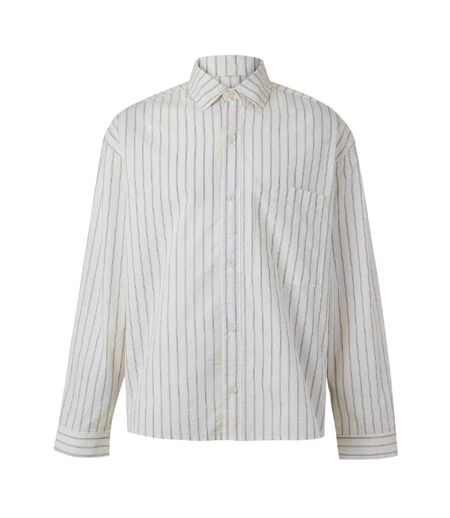 Chemise Motif/style À Rayures Homme Blanc Cassé MKI MIYUKI ZOKU