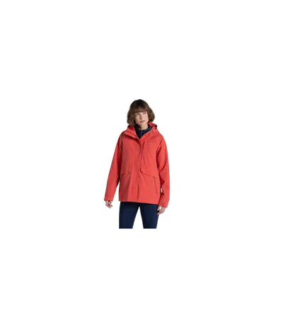 Veste Imperméable Caldbeck Ll Femme Rouge Craghoppers