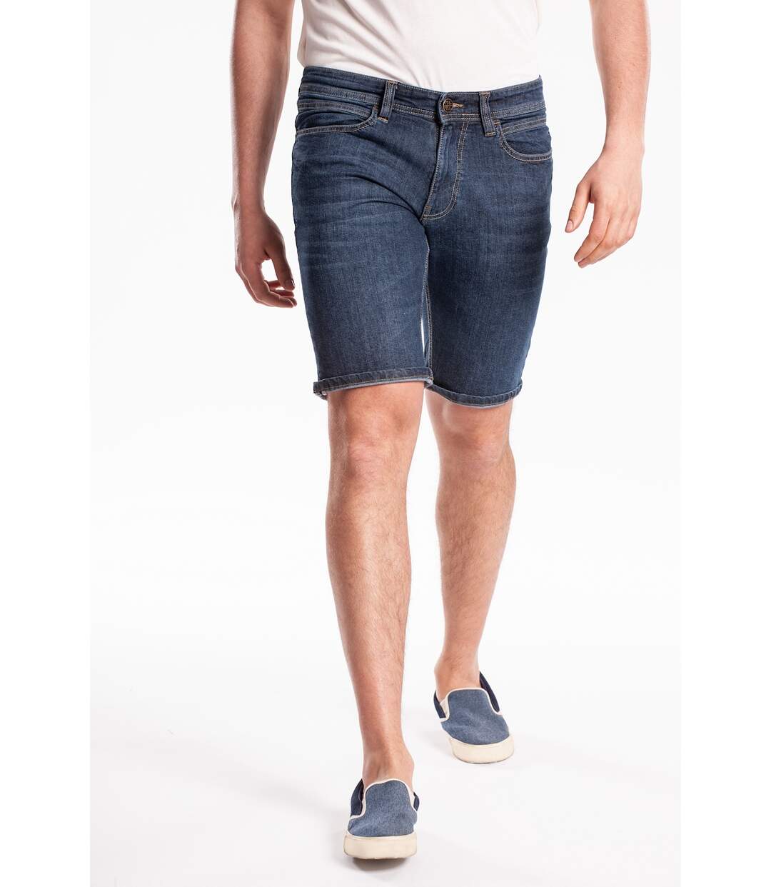 Bermuda denim stretch Fibreflex VASKEN DENIM 'Rica Lewis'-1