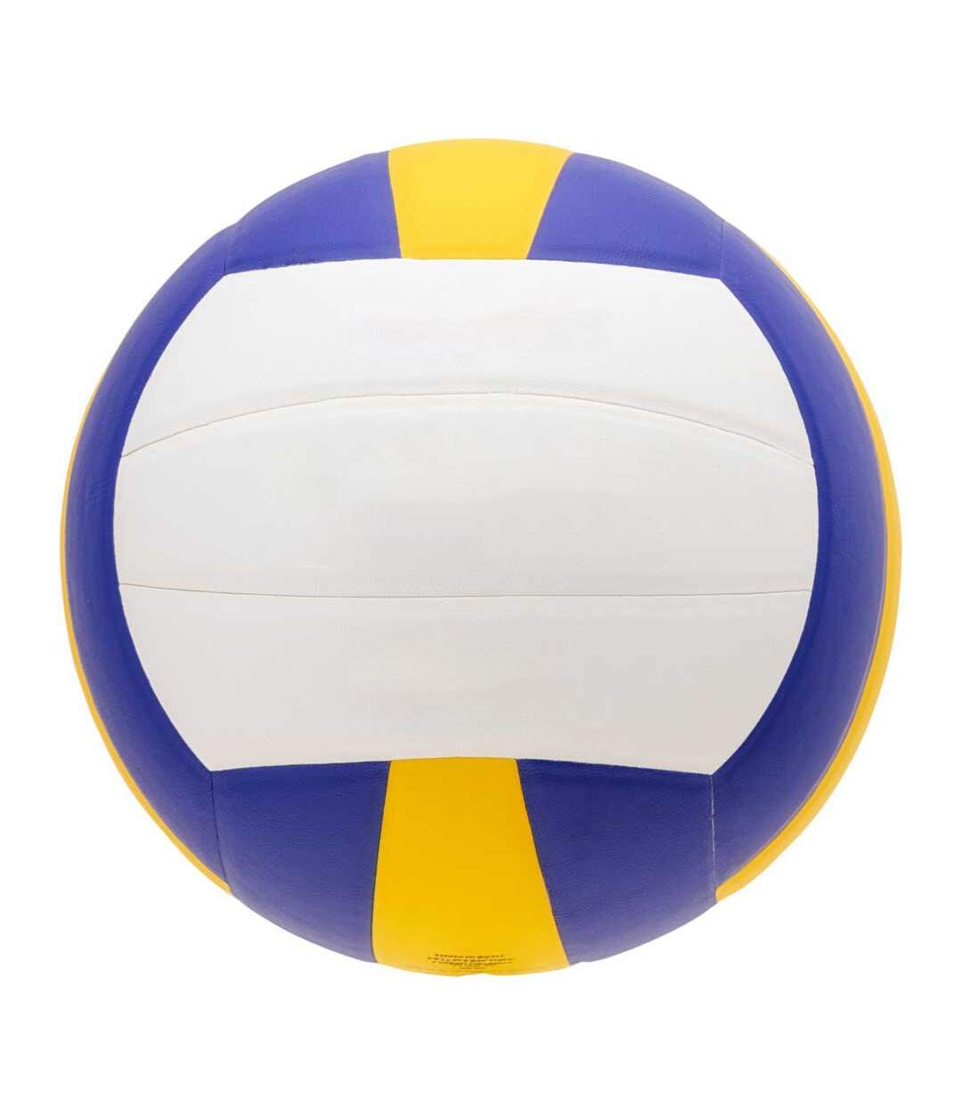Ballon De Volley-ball Siles Taille 5 Blanc Bleu Jaune Huari-2