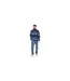 Mens Regular Sweatshirt Navy Multicoloured Brave Soul-1