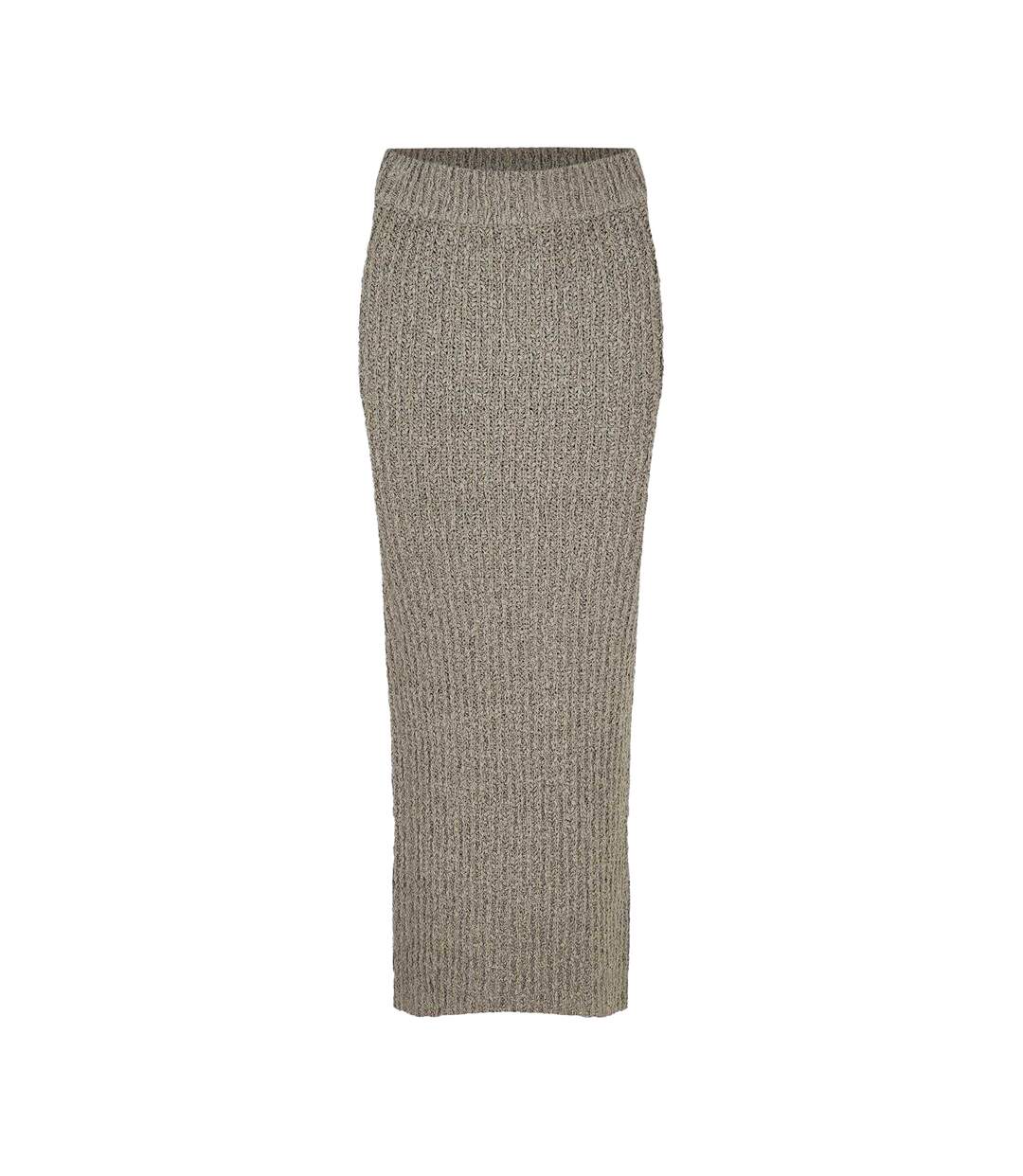 Womens/ladies Ribbed Maxi Skirt Taupe Jack Wills-2