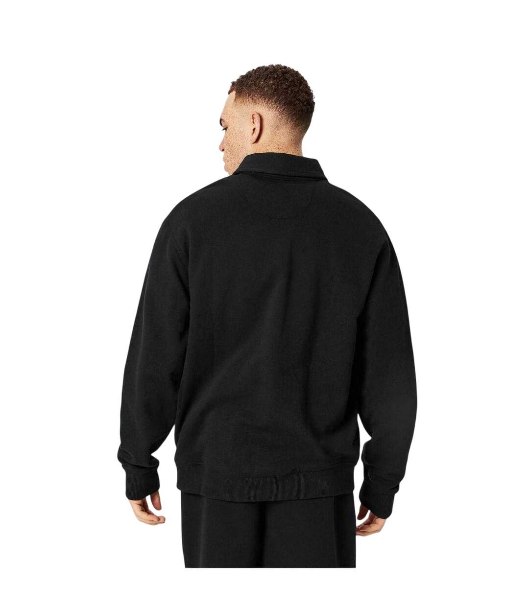 Polo Manches Longues Motif/style Logo Homme Noir Everlast-3