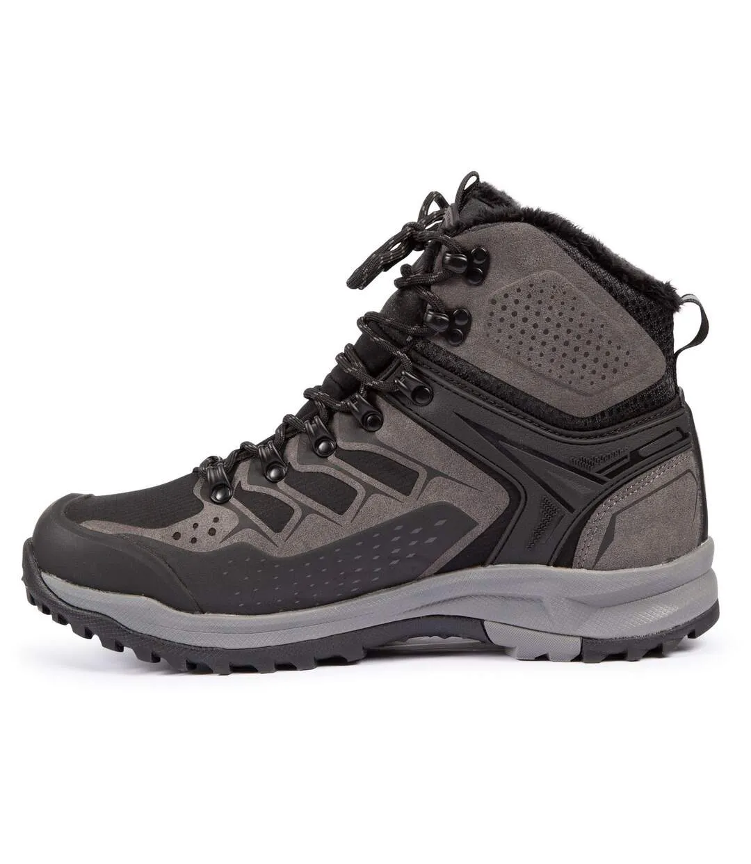 Bottines De Marche Knox Homme Noir Gris Trespass-3