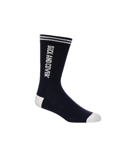 Pack of 5  Mens juble sports socks  white/grey/black Duck and Cover