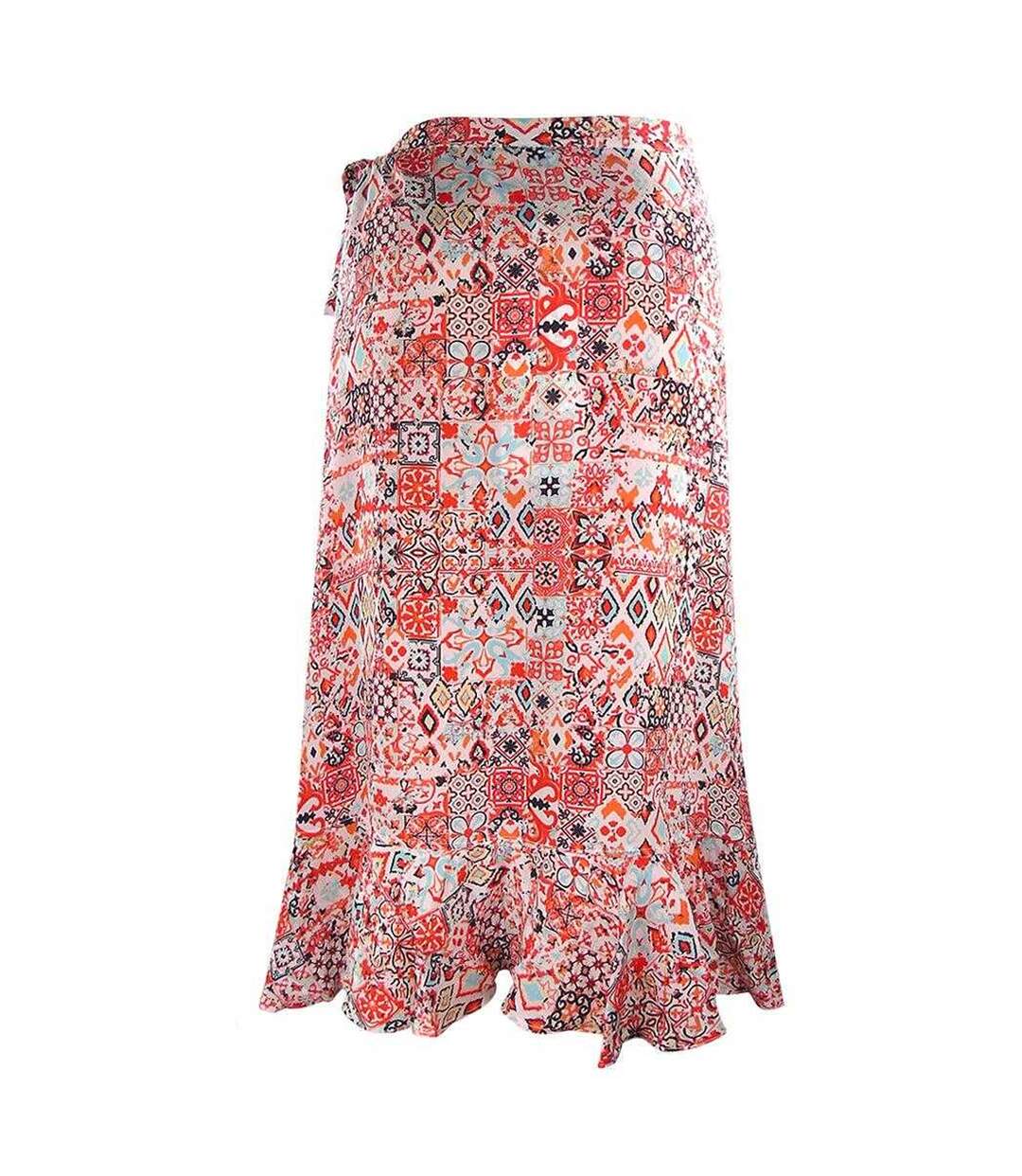 Womens/ladies Fashion Aleppo Short Skirt Multicoloured Inoa-2