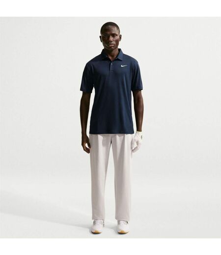 Polo Manches Courtes Performance Homme Bleu Marine Blanc Nike