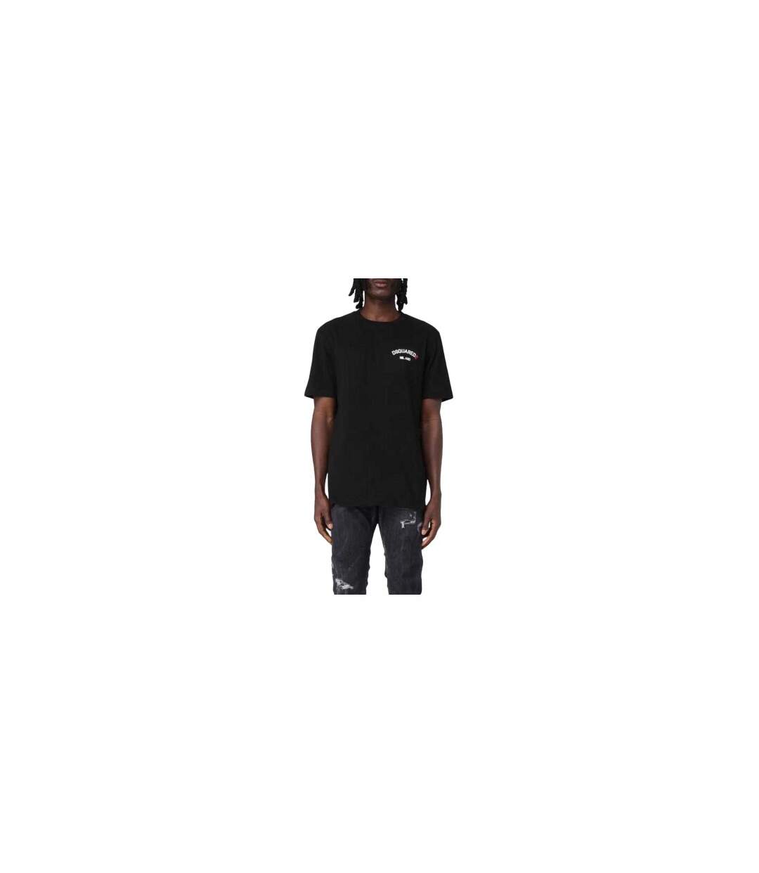 T-shirt Motif/style Logo En Caoutchouc Adulte Noir DSquared2-2