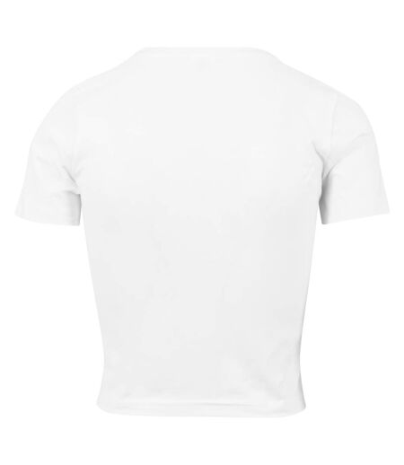 Haut Court Femme Blanc Build Your Brand