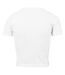 Haut Court Femme Blanc Build Your Brand-2