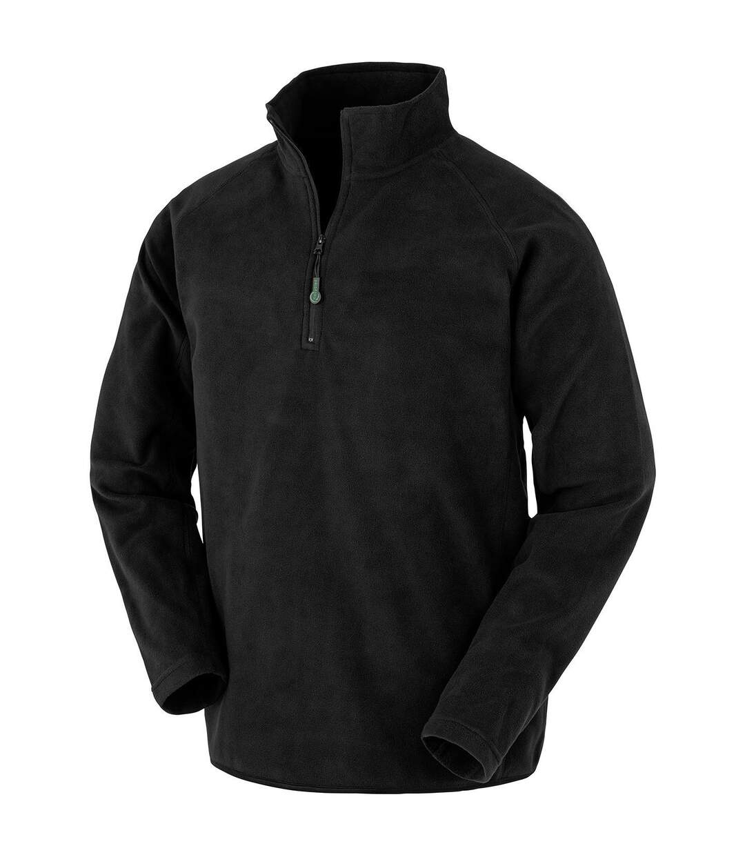 Mens fleece top black Result Genuine Recycled-1