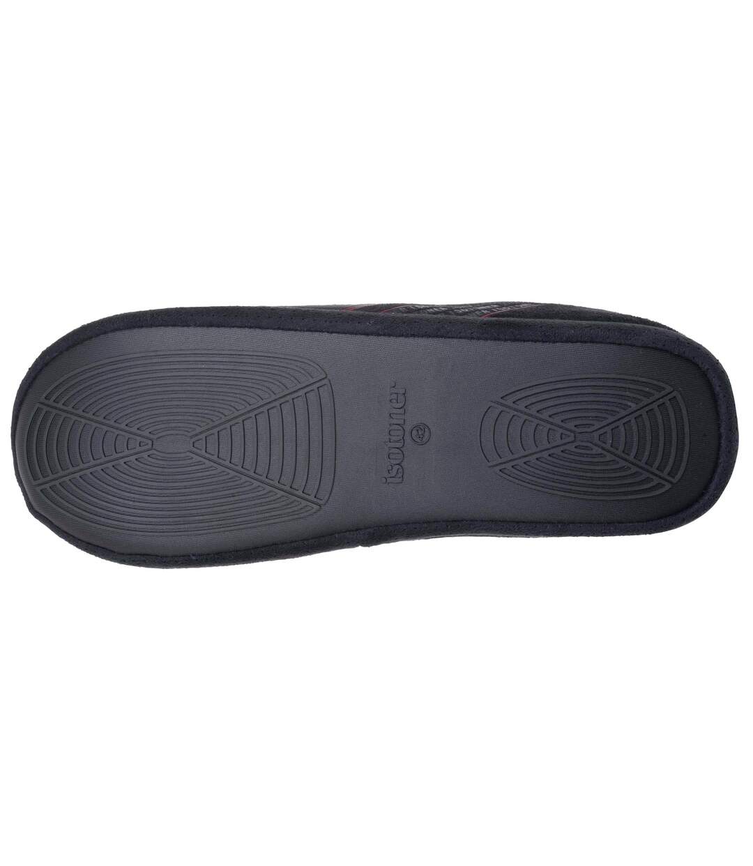 Isotoner Chaussons extra-light Mules homme suédine, semelle gomme ultra souple-4