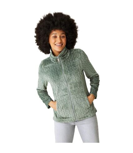 Regatta Womens/Ladies Heloise Marl Full Zip Fleece Jacket (Darkest Forest Green) - UTRG6125