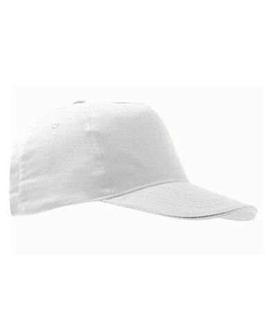 SOLS Unisex Sunny 5 Panel Baseball Cap (White) - UTPC371