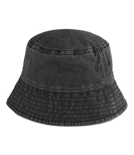 Bob Motif/style Rétro Adulte Vieux Noir Beechfield