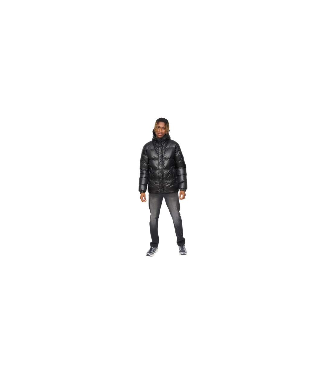 Mens Welcome Puffer Jacket Black Kings Will Dream-1