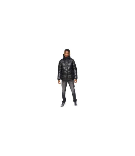 Mens Welcome Puffer Jacket Black Kings Will Dream