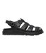 Unisex Adult Fisherman Leather Sandals Black Merrell-1