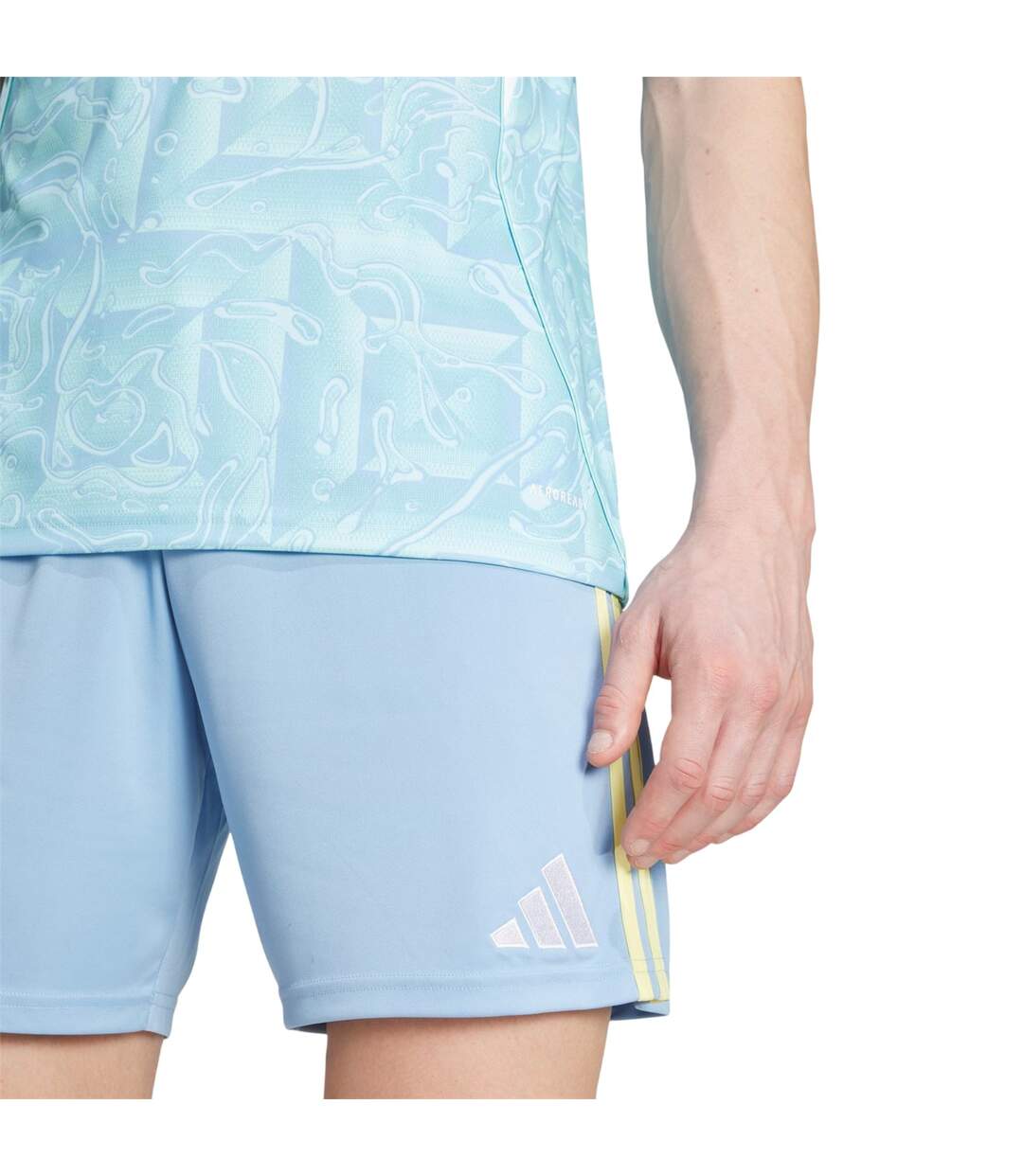 Short Extérieur Motif/style Kfc 25/26 Adulte Bleu Adidas-4