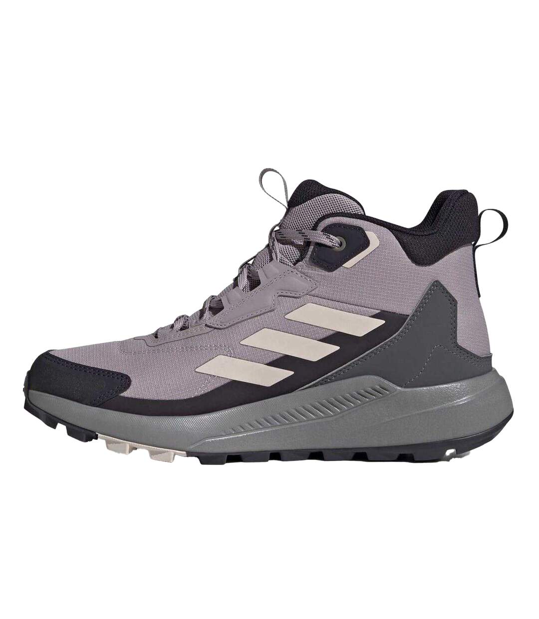 Womens/ladies Terrex Leather Hiking Boots Pink Mauve Adidas-3
