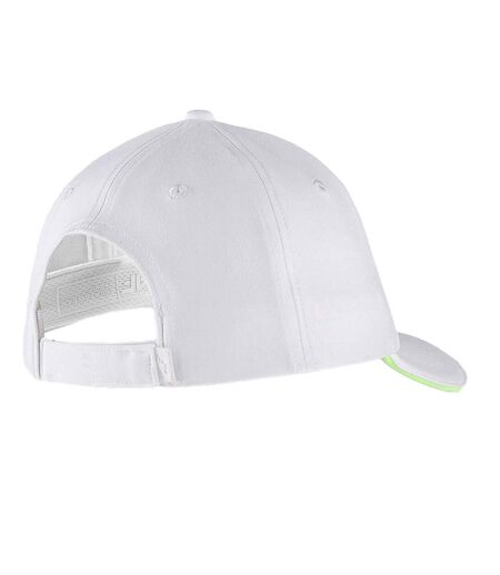 Casquette De Baseball Motif/style Logo Brodé Blanc 4F