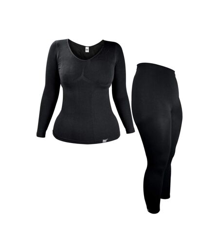 Cosy Women's Thermal Underwear Set: Long Sleeve Top & Long Leggings