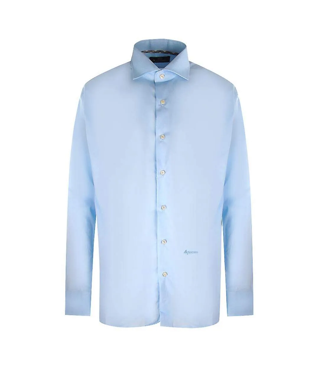 Chemise Manches Longues Motif/style Uni Homme Bleu Clair Aquascutum-1
