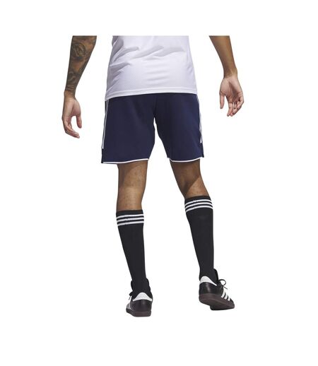 Short Motif/style Rayure Latérale Tiro Homme Bleu Marine Adidas