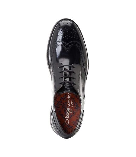 Chaussures brogues joe homme noir Base London