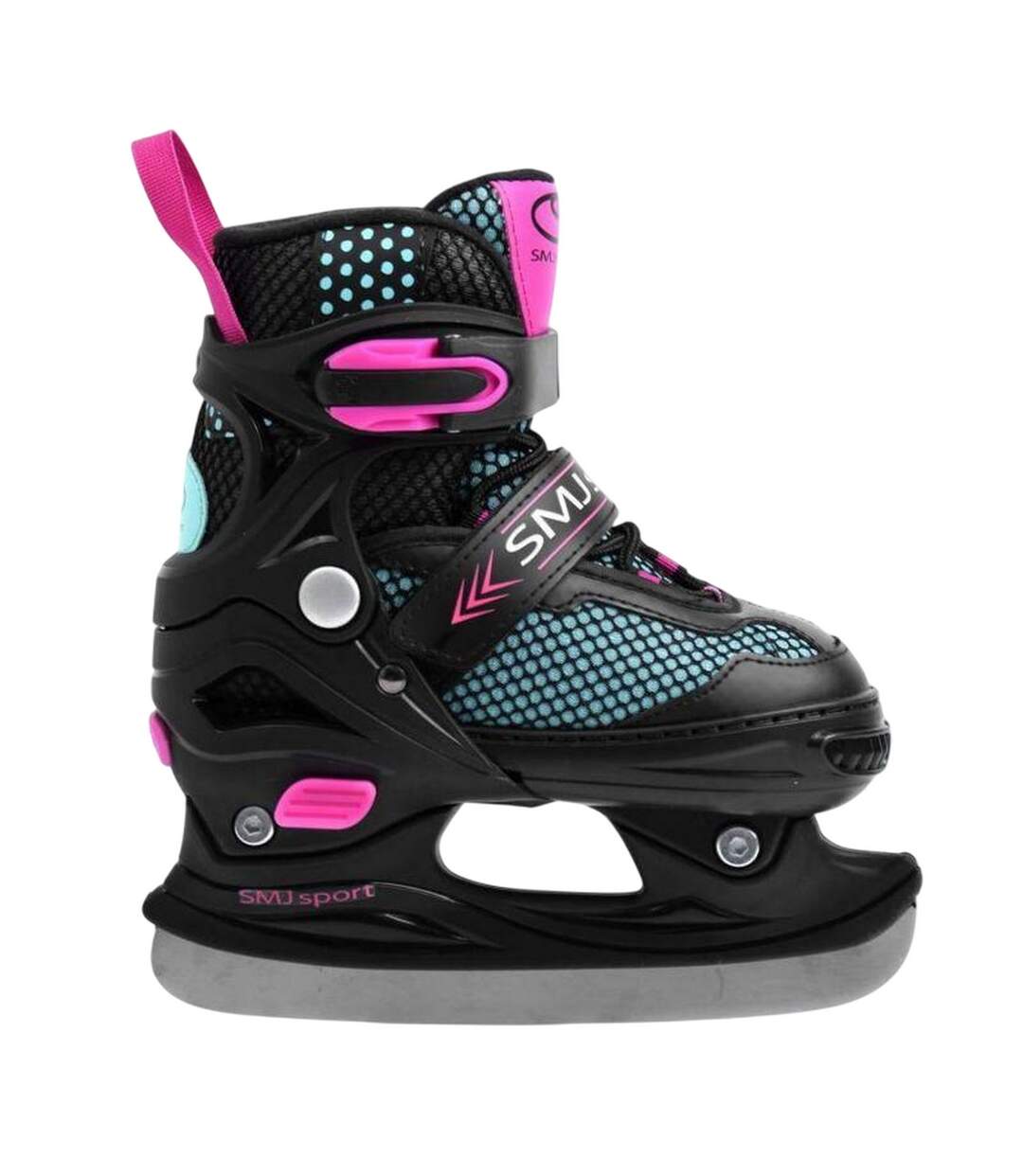 Patins À Roulettes Alignées Style 3-en-1 Adulte 38-42 Fr Noir Bleu Rose SMJ Sport-4
