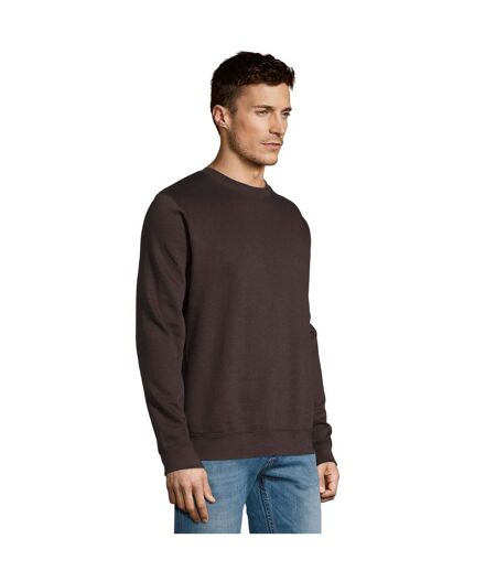 Sweat New Supreme Adulte Gris Charbon Sombre Uni SOLS