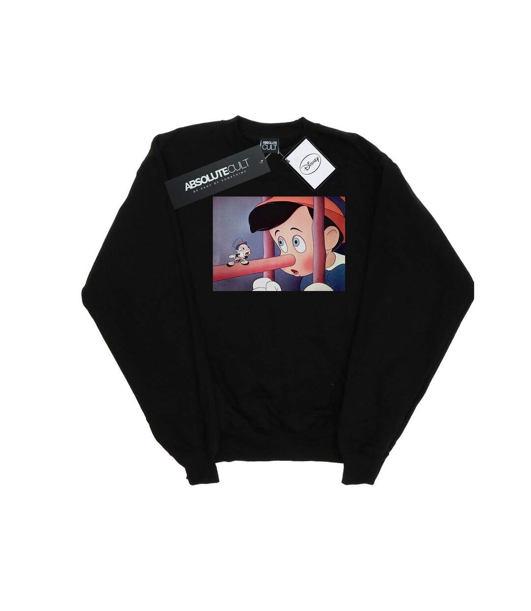 Disney Sweat-shirt Pinocchio Nose Still - Femmes/Dames (Noir) - UTBI50414-1