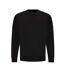 Awdis Womens/Ladies 100 Oversized Long-Sleeved T-Shirt (Deep Black) - UTRW9906