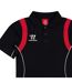 Mens Training Polo Shirt Black Warrior-3