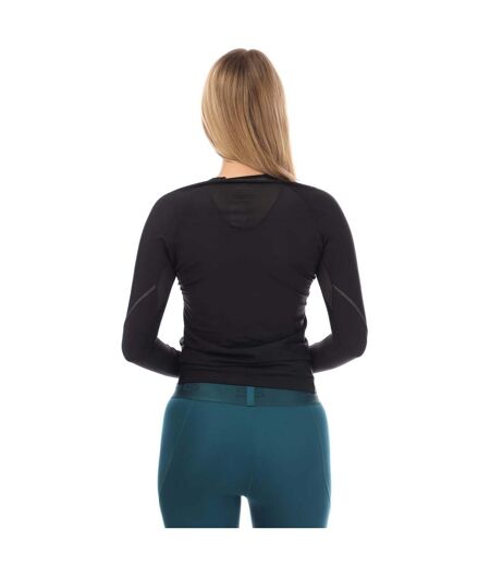 Womens/ladies Series-5 Long-sleeved Top Black Skins