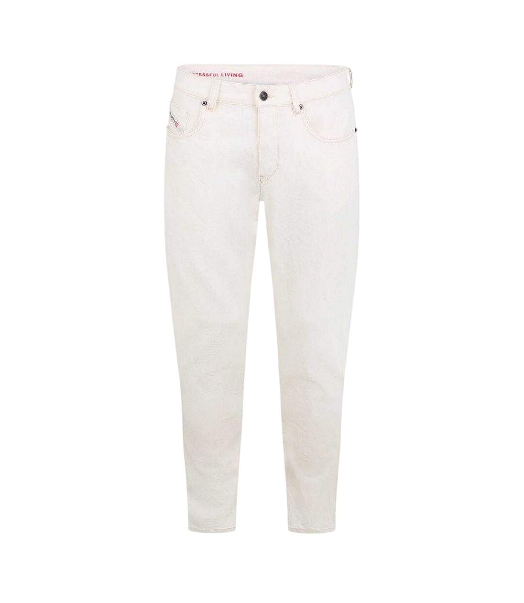 Mens 2019 D-strukt Slim Jeans White Diesel-1