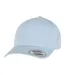 Casquette De Baseball Motif/style 5 Panneaux Classic Bleu Clair Flexfit-1