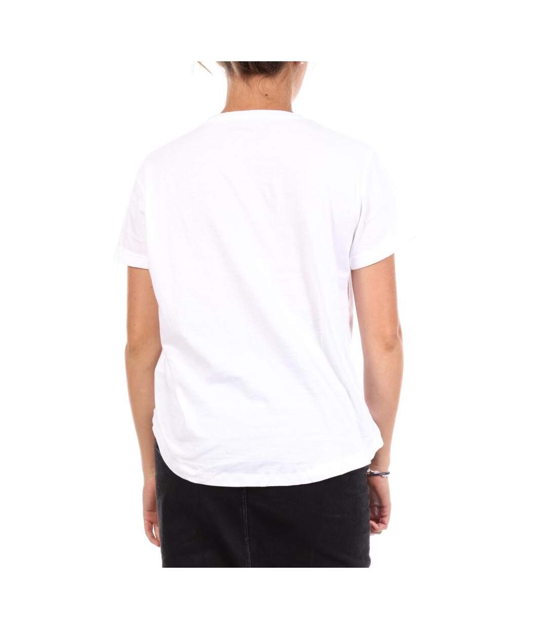T-Shirt blanc femme disney new york-2