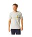 T-shirt cline homme gris argenté Regatta