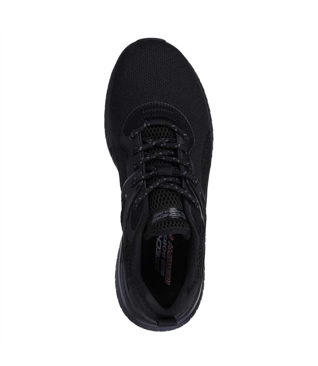 Womens/ladies Bobs Squad Chaos Trainers Black Skechers-4