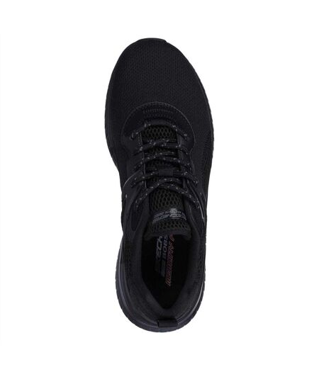Womens/ladies Bobs Squad Chaos Trainers Black Skechers