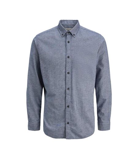 Chemise bleu/gris homme jack & jones classic melange