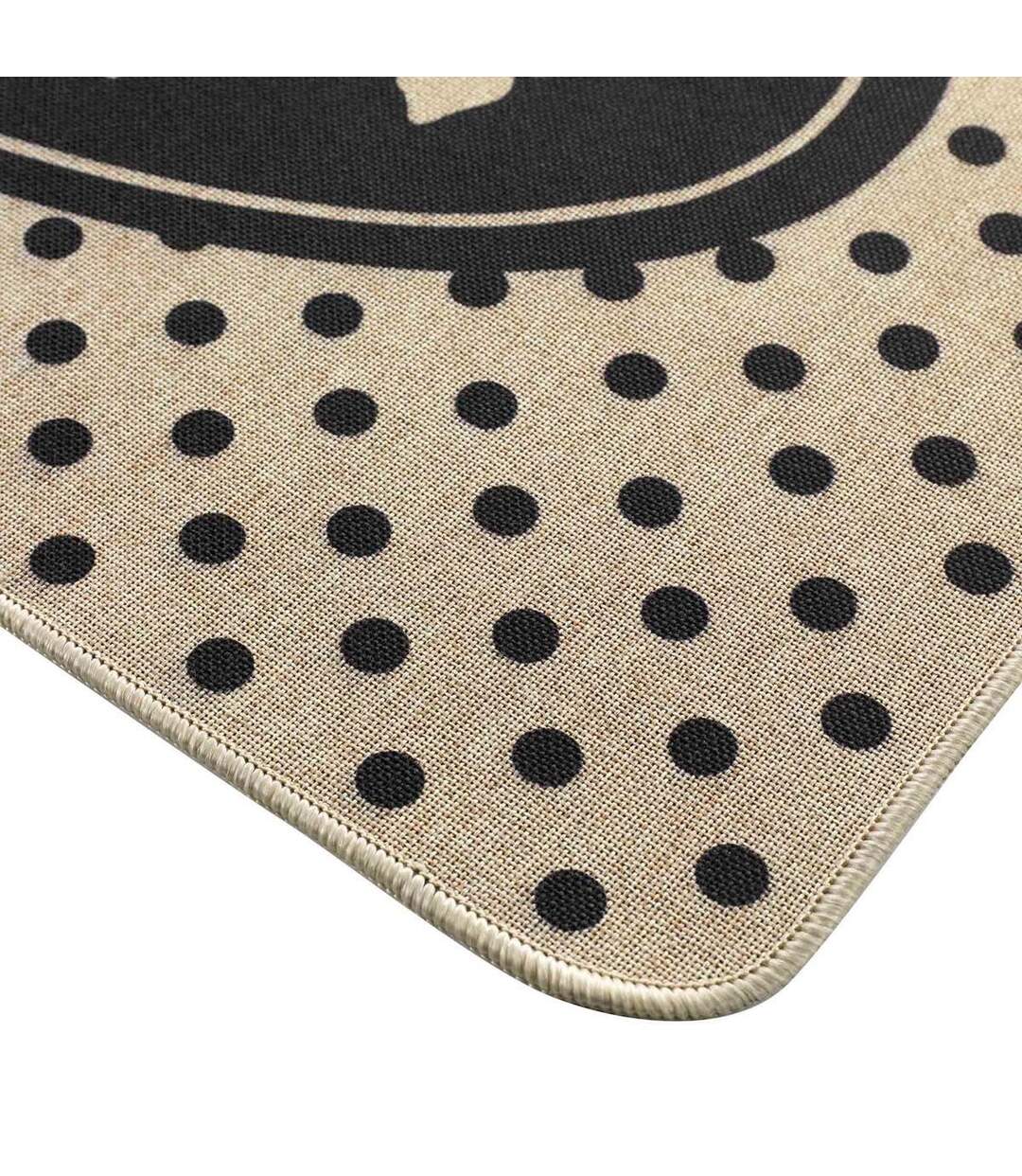 Tapis d'Entrée à Motifs Maisonée 45x75cm Naturel-2