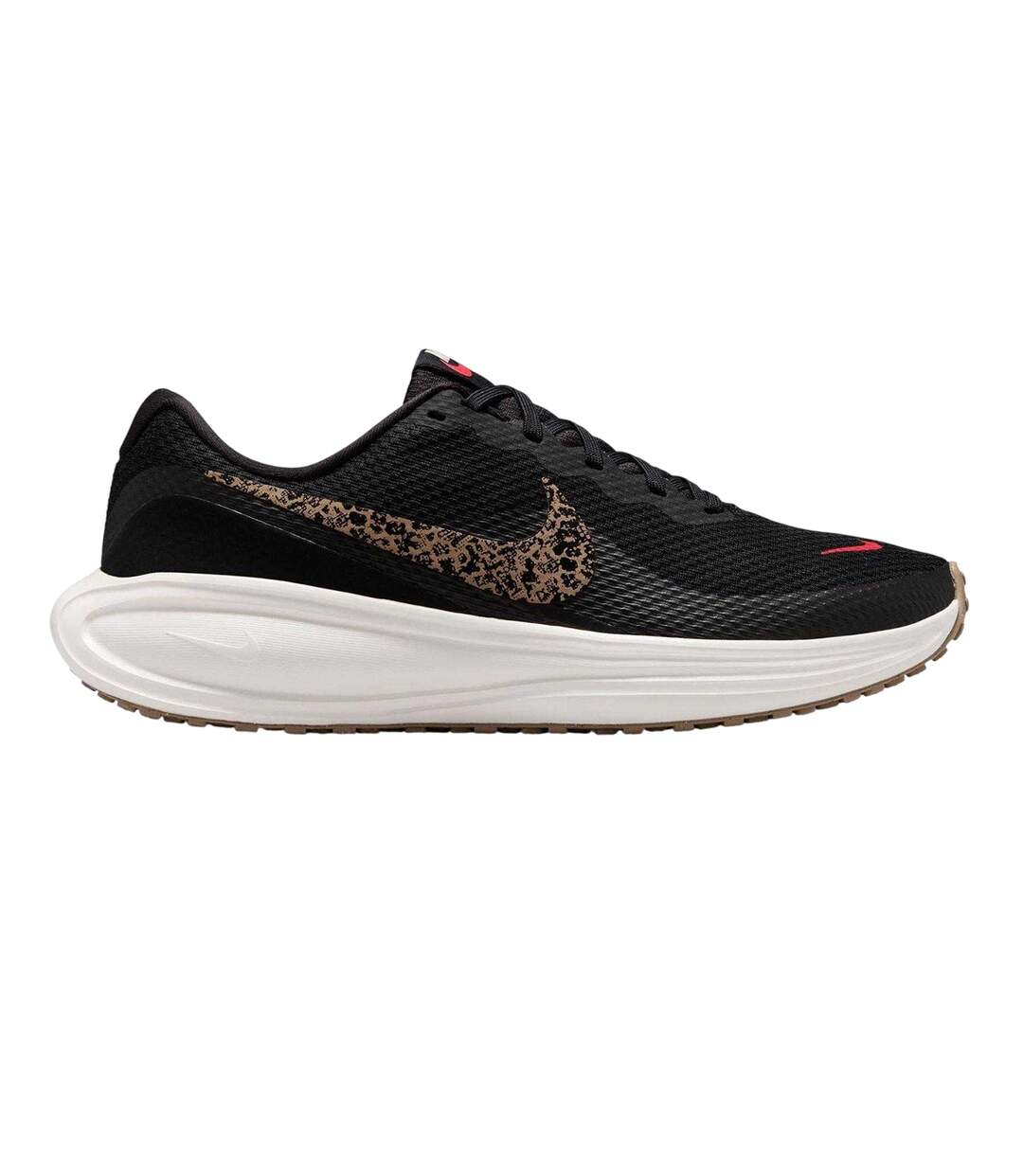 Womens/ladies Revolution 8 Trainers Black Leopard Nike-1