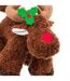 Big paws rudolph christmas dog toy one size grey/red/black House Of Paws-2
